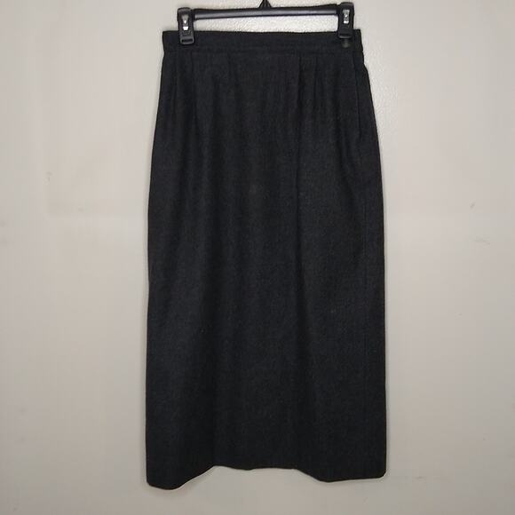 Pendleton women's size 10 Gray wool skirt. Vintage Preppy - Picture 1 of 10